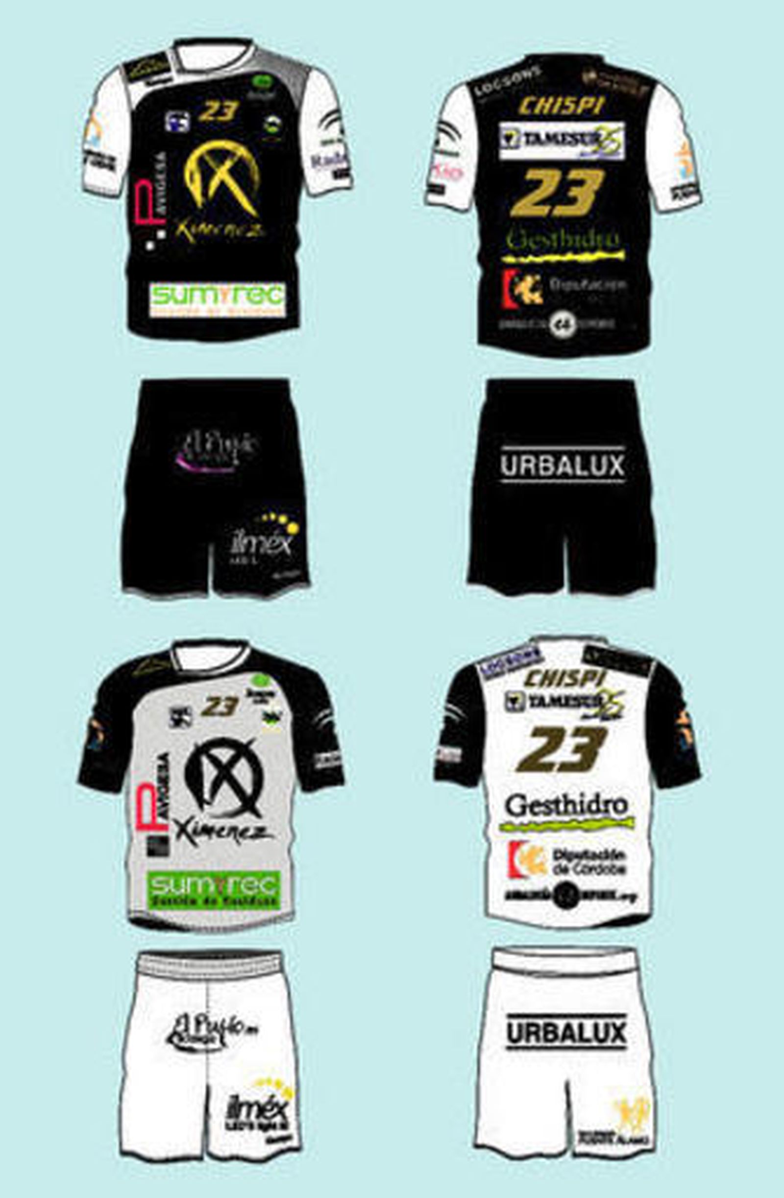 Las camisetas del Ángel Ximénez para la próxima temporada.