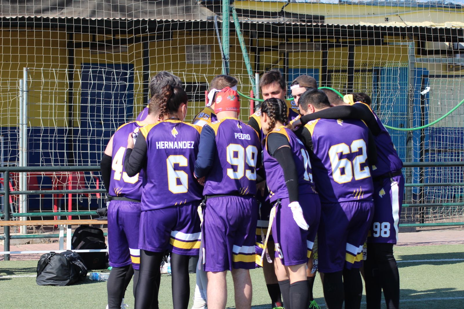 Reunión del equipo de Flag Open de Sevilla Linces.