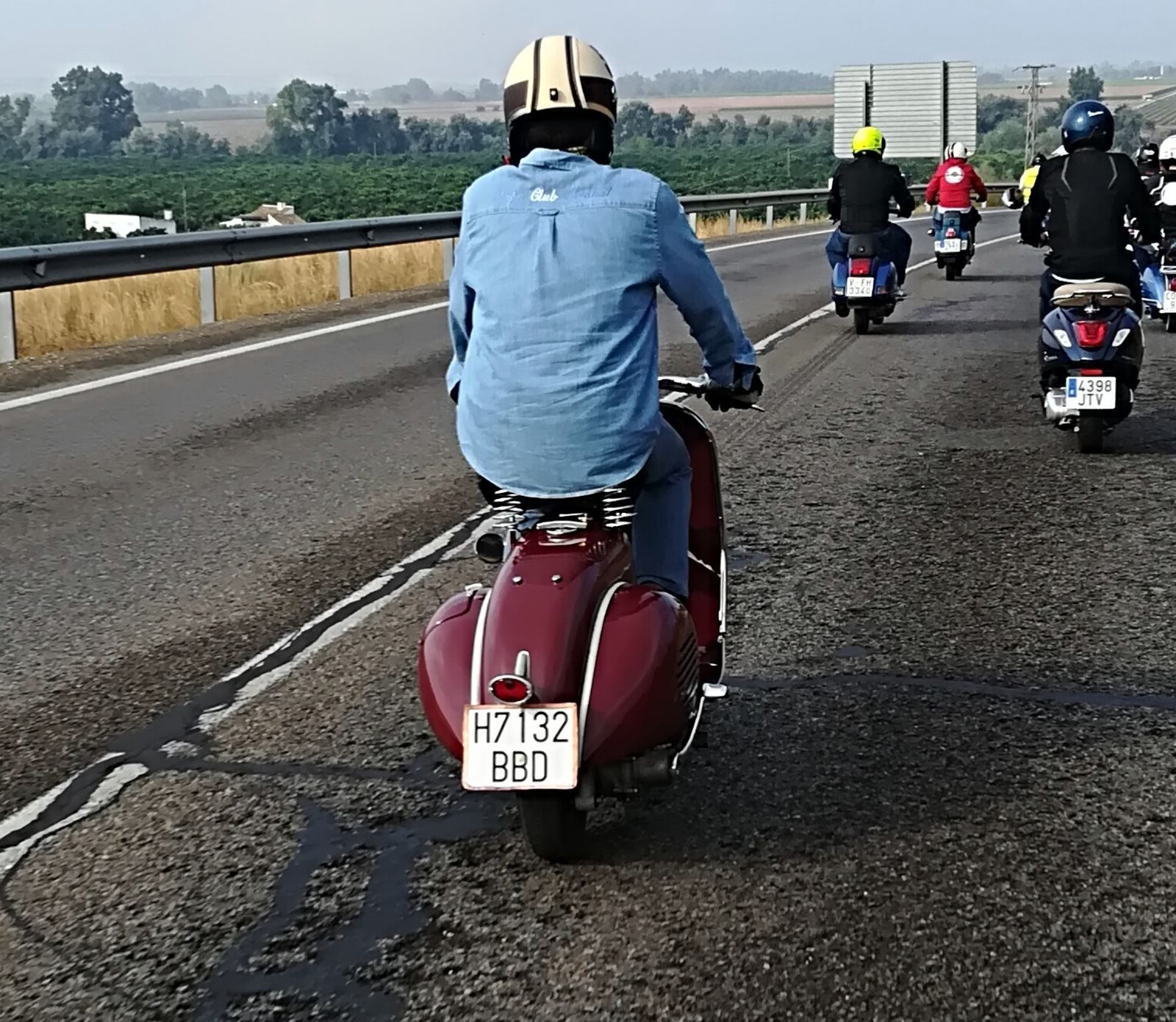 I Ruta  en Vespa por Andalucía El Avispero.