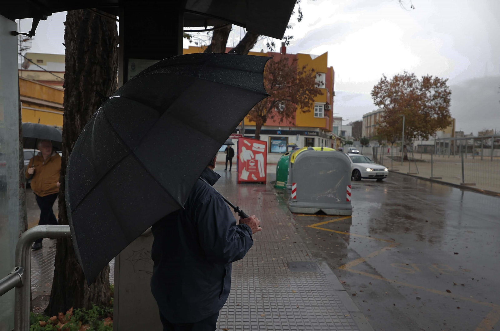 Un día de lluvia en la comarca.