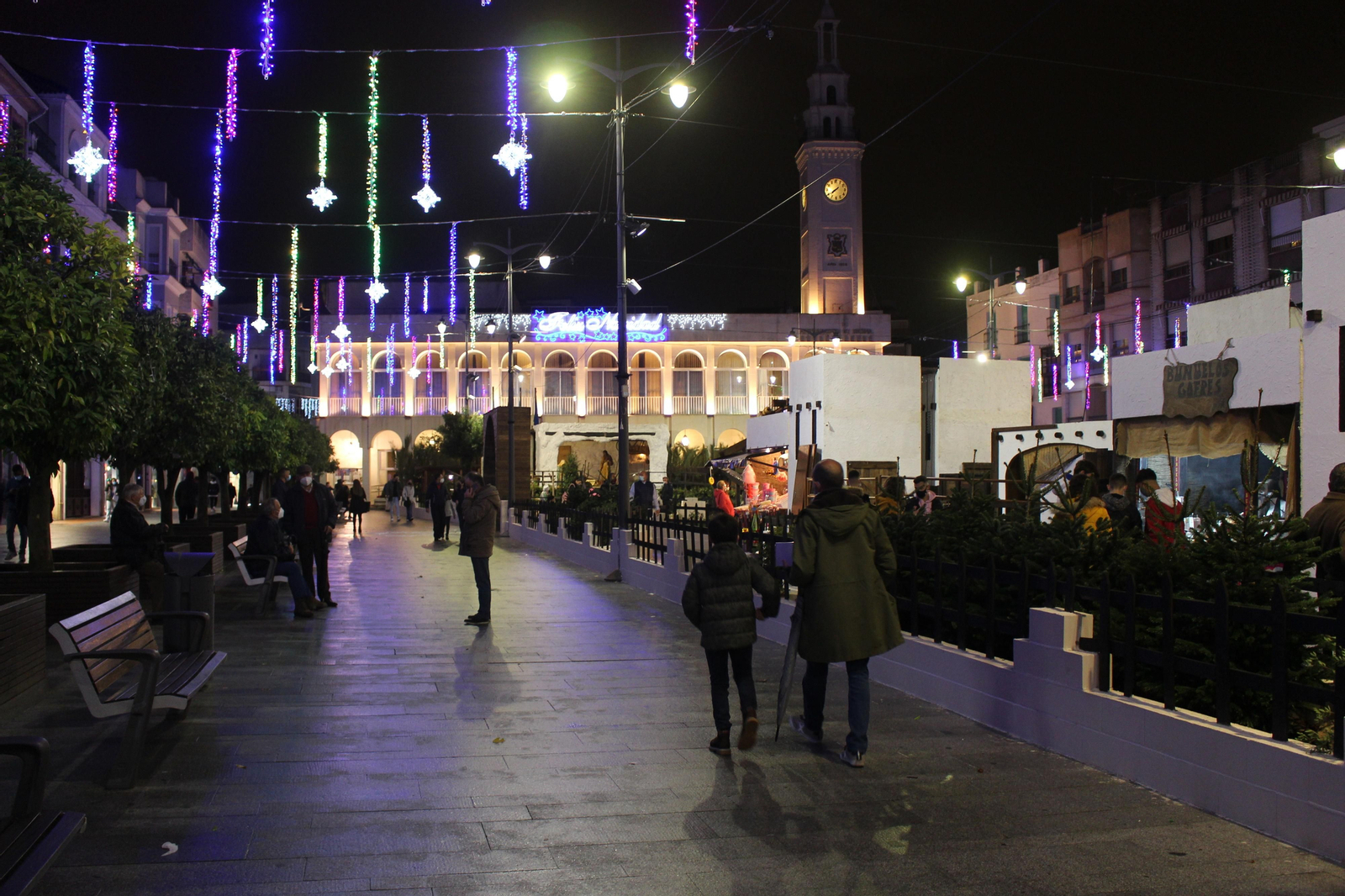 El alumbrado de Navidad de Lucena, en fotografías