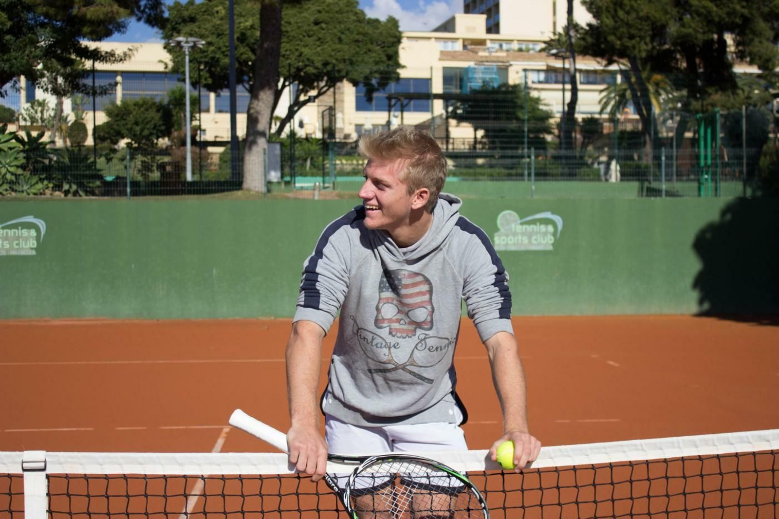 Davidovich, en un entrenamiento.