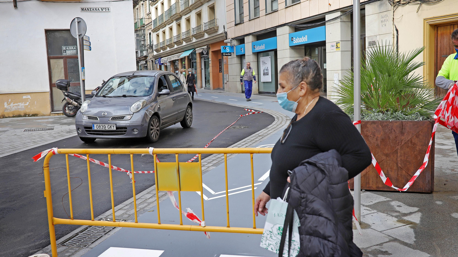 Imágenes de la apertura al tráfico de las calles Corredera, plaza Esteve, Santa María y Cerrón.