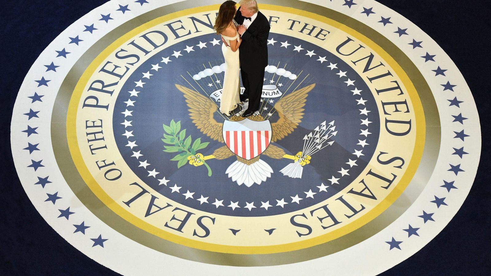 Primer baile presidencial.