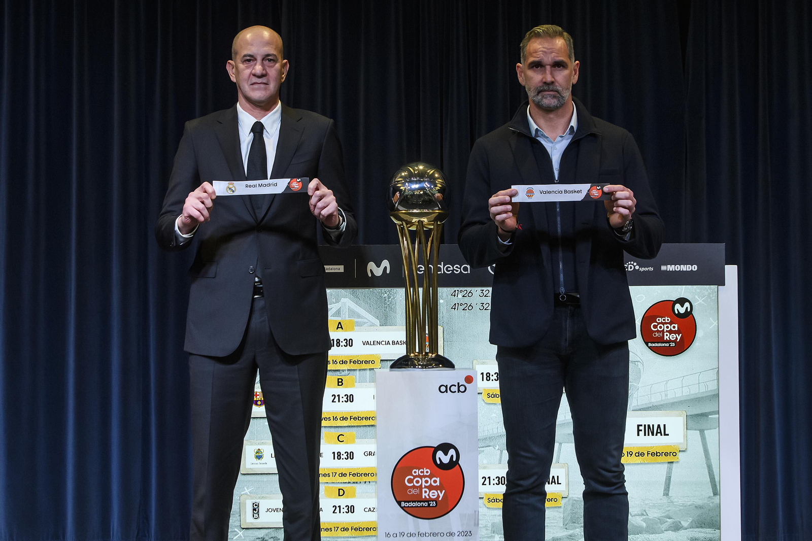 Las fotos del sorteo de la Copa del Rey de Badalona