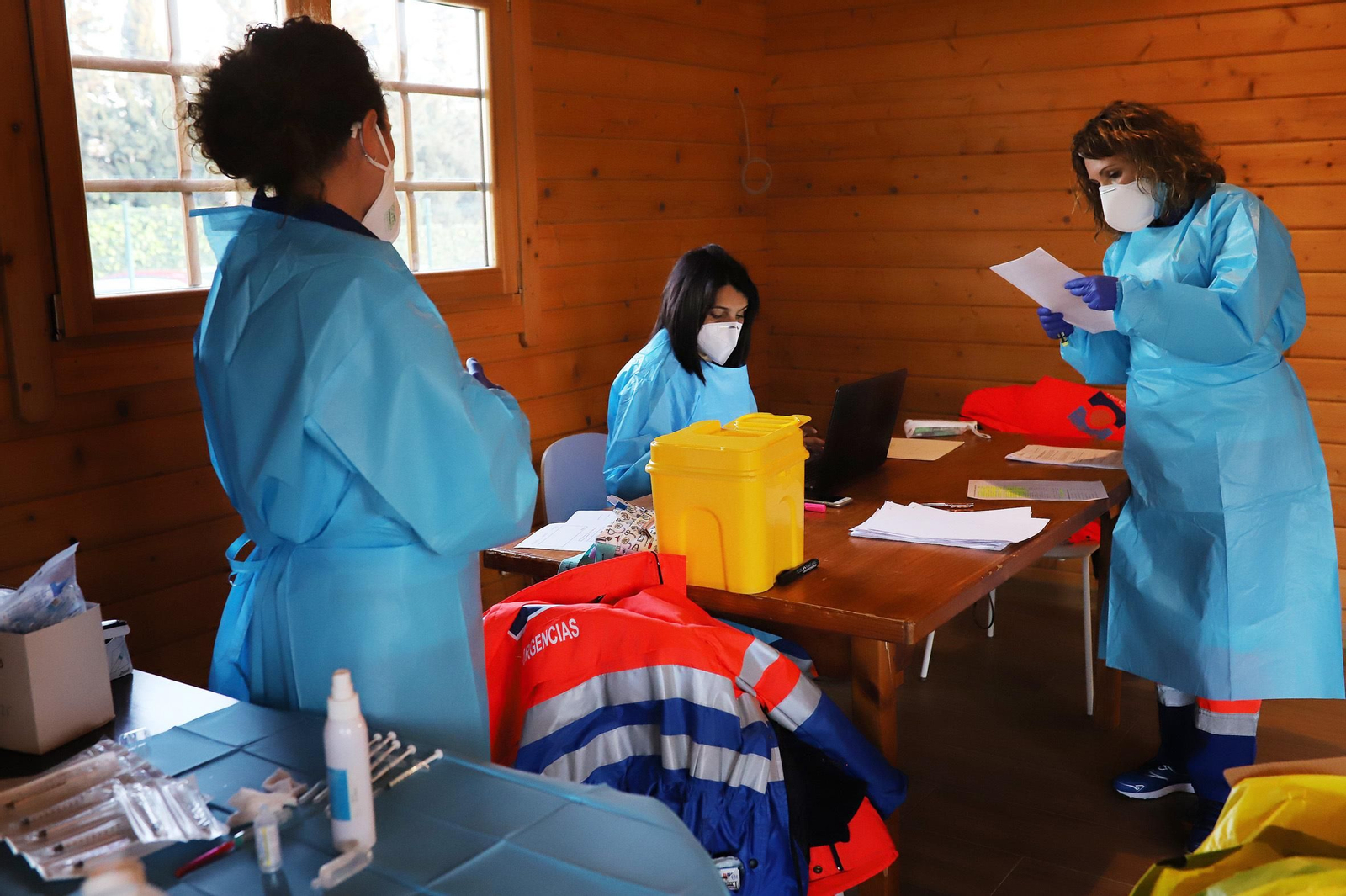 Plan de vacunación contra el coronavirus en las residencias de Afanas Jerez