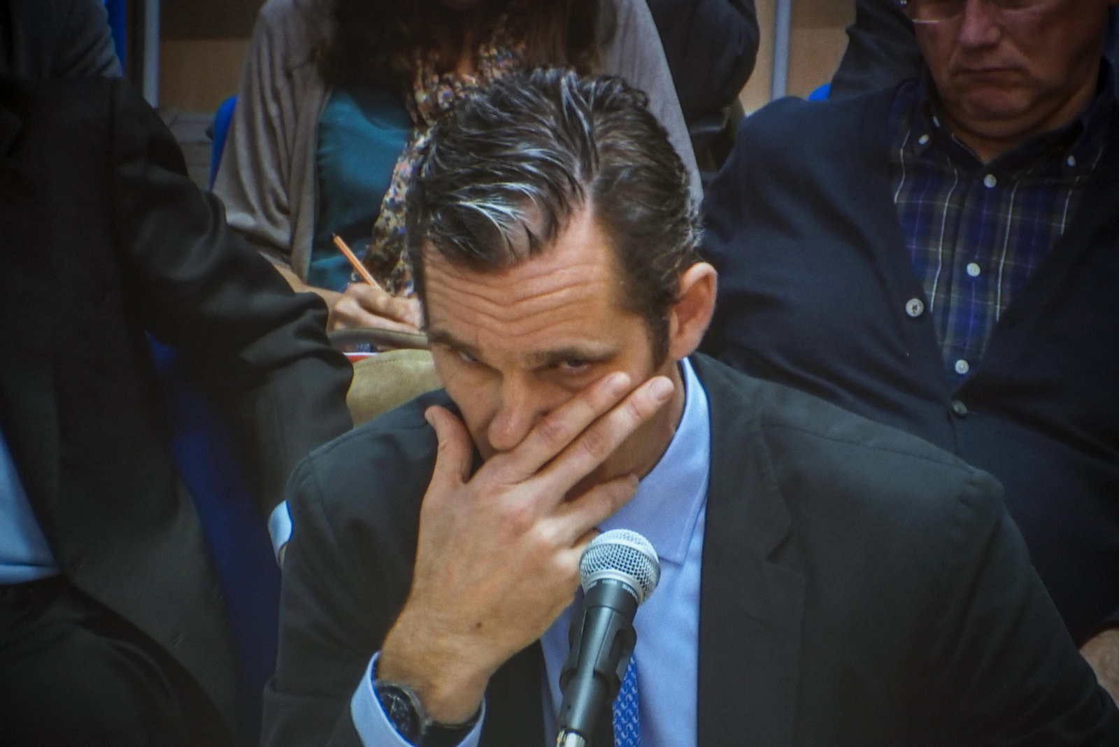 Iñaki Urdangarín, durante su declaración por el caso Nóos.