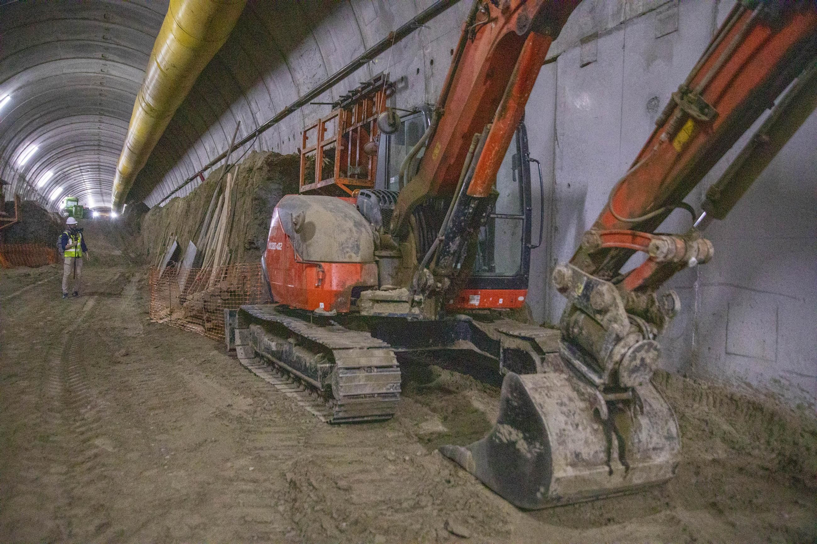 Así avanzan las obras del túnel de Viator del Ave