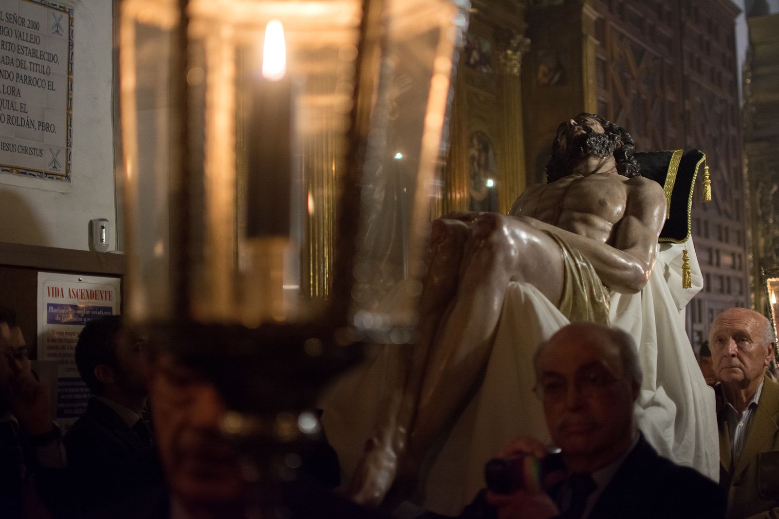 Vía crucis de Santa Marta en la Parroquia de San Andrés