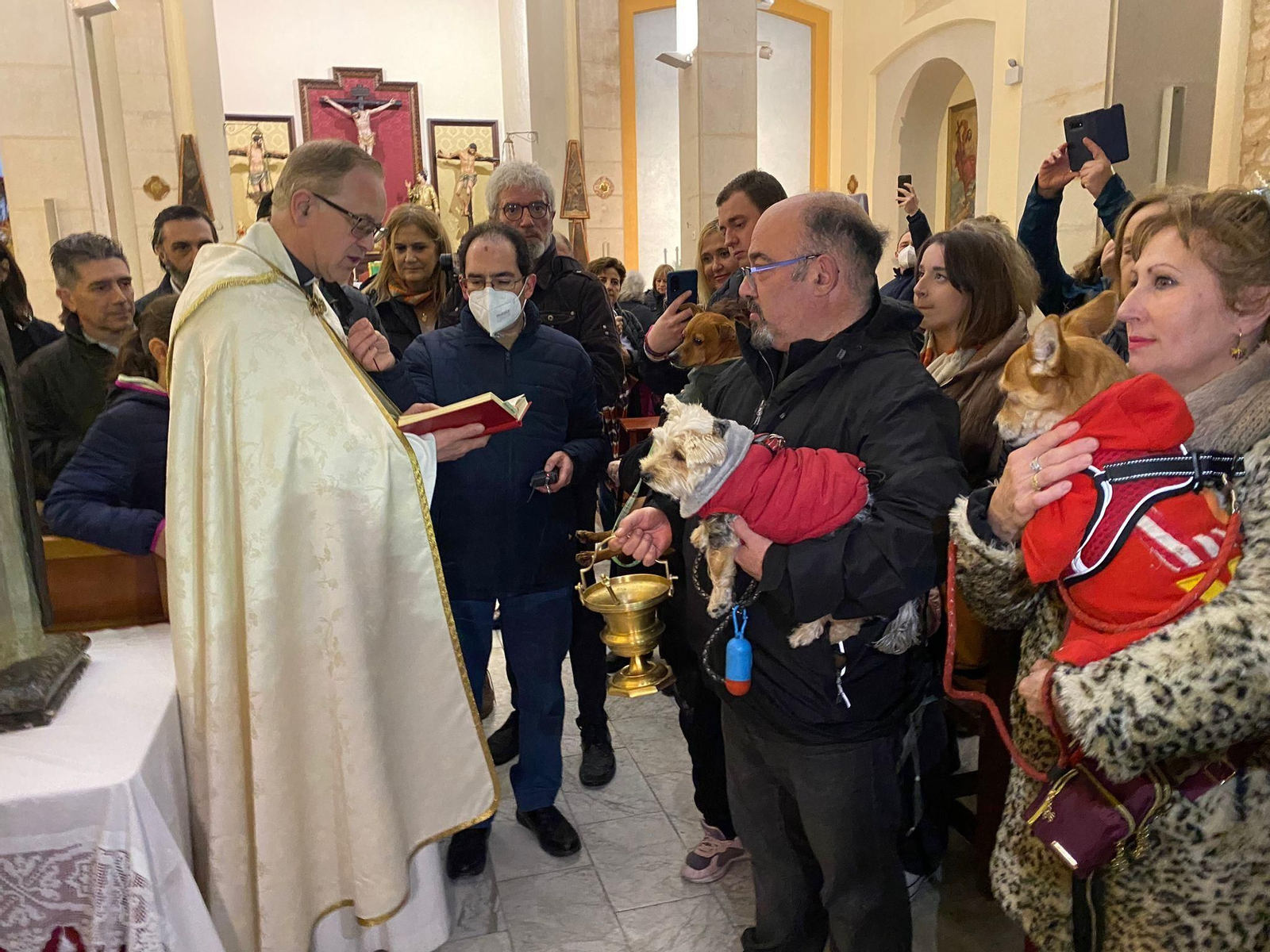 Lumbre de San Antón y bendición de los animales.
