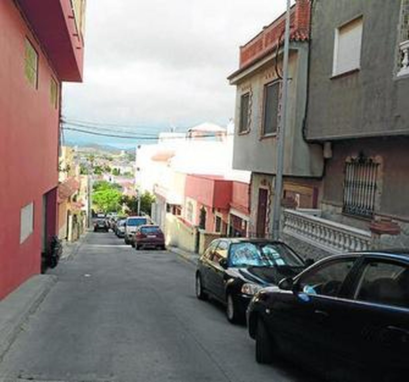 Imagen de la calle Azucena, ayer.