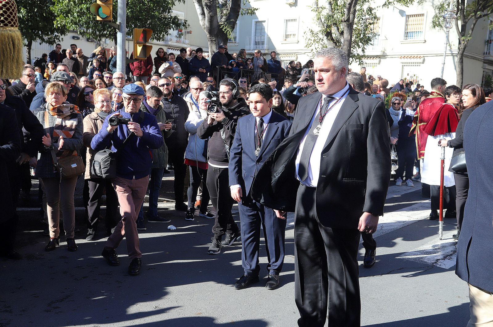 Imágenes de la procesión de San Sebastián en Huelva