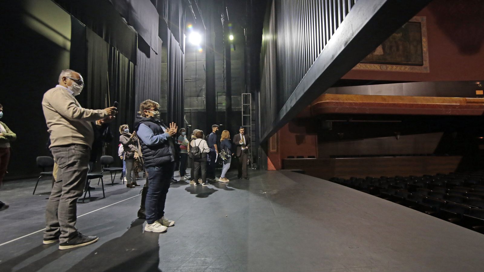 Imágenes de las visitas teatralizadas al teatro Villamarta