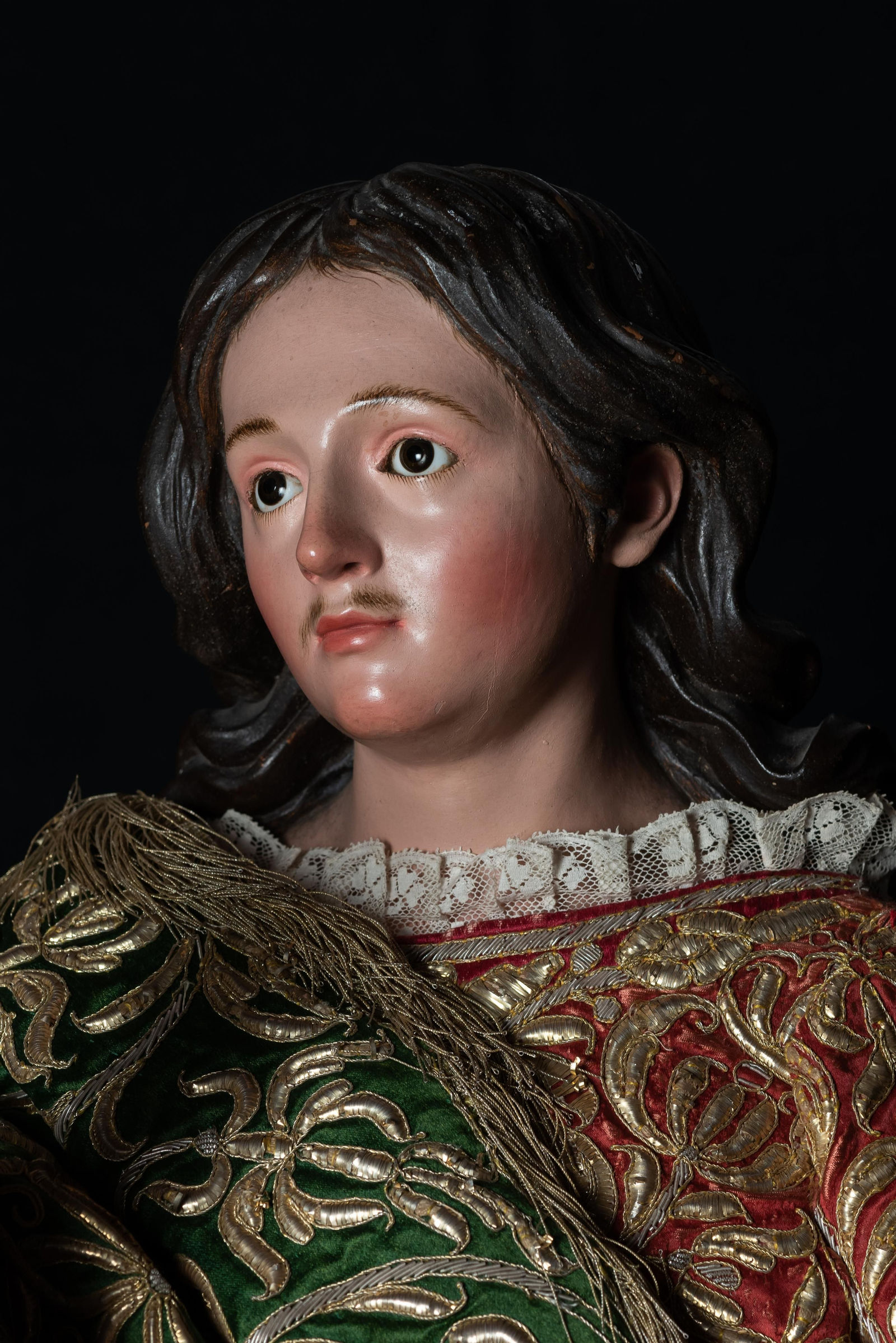 La imagen de San Juan Evangelista de San Leandro, atribuido con fundamento a la Roldana.