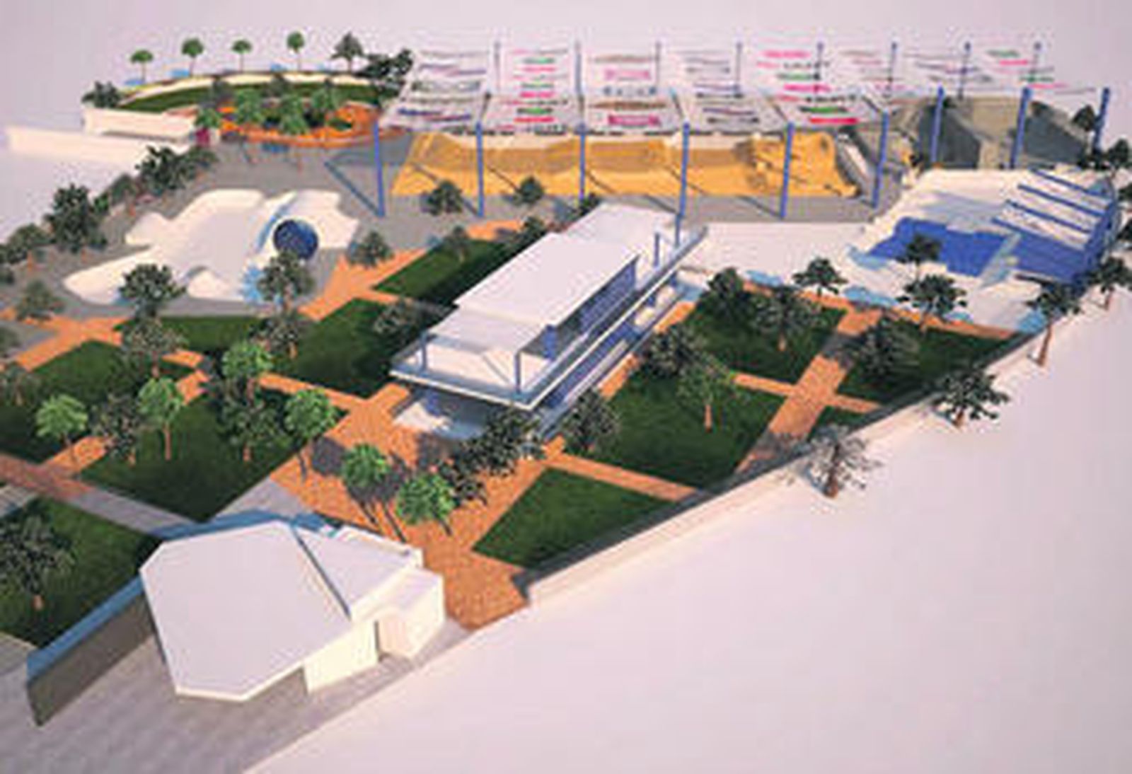 Empiezan a vallar el Parque del Norte donde irá el futuro SkatePark