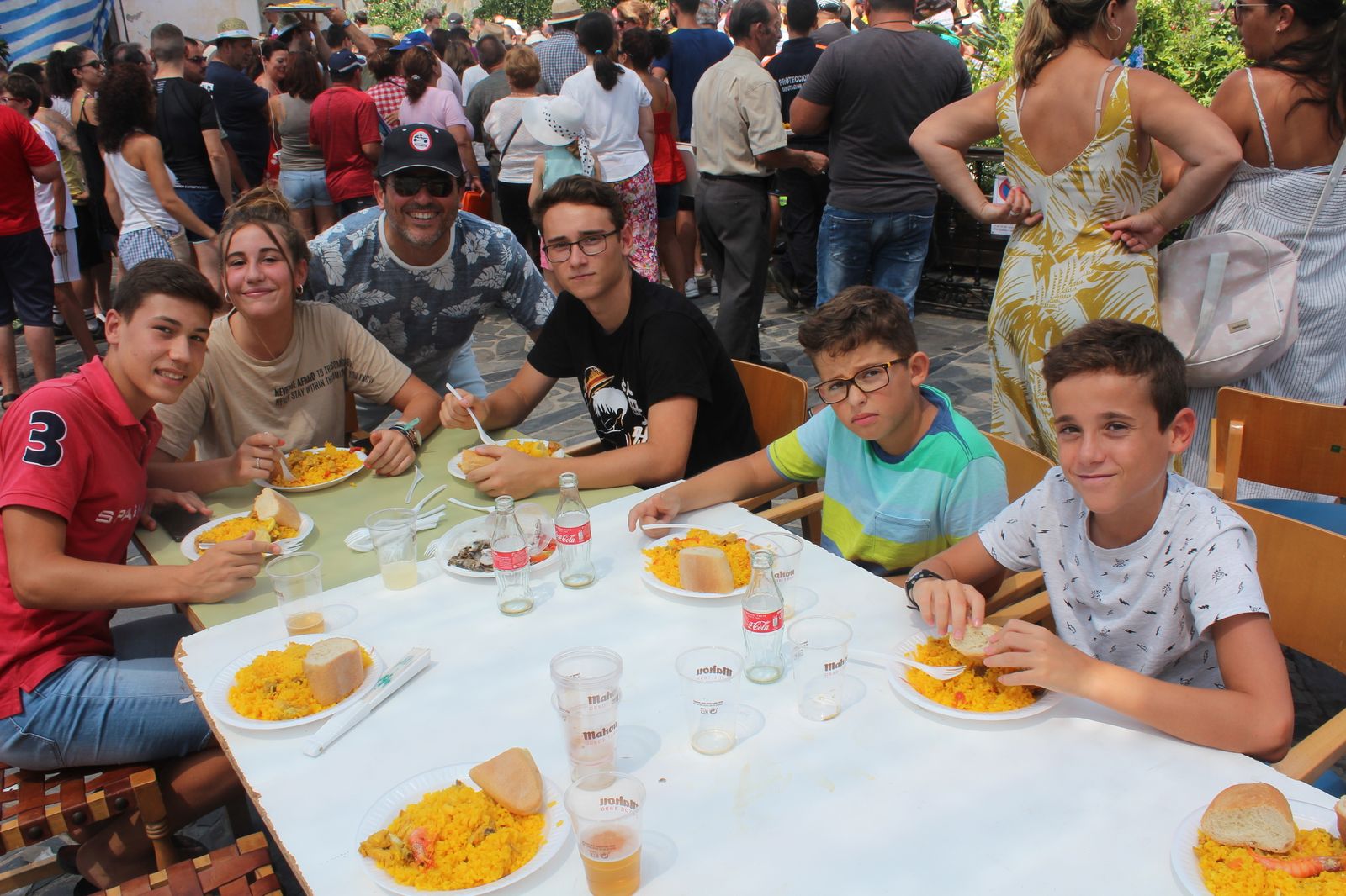 Fotogalería de la paella gigante de Velefique