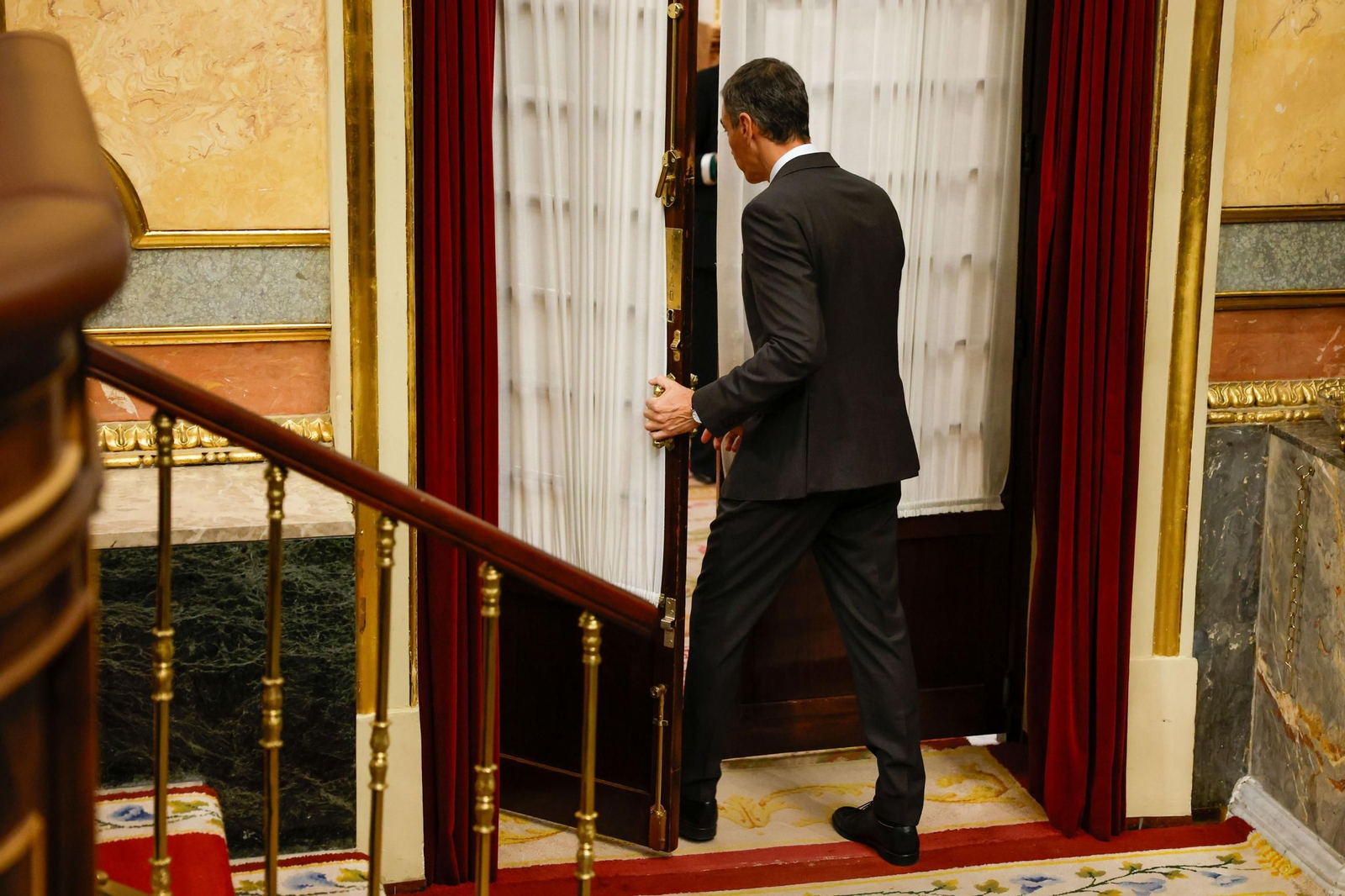 El presidente del Gobierno, Pedro Sánchez, el miércoles en el Congreso.
