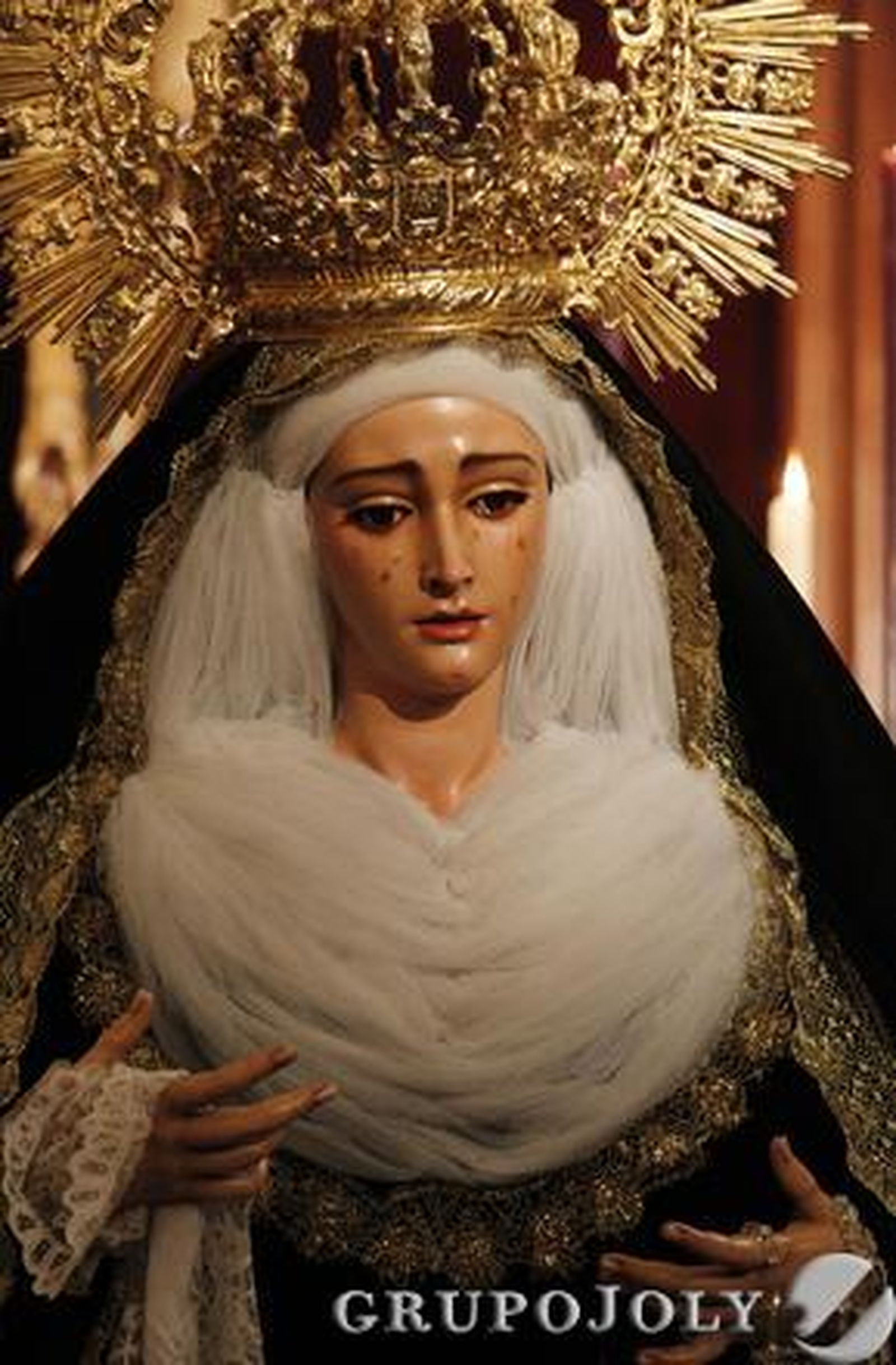 Imagen de la Dolorosa tras ser restaurada por Álvarez Duarte.

Foto: Victoria Hidalgo