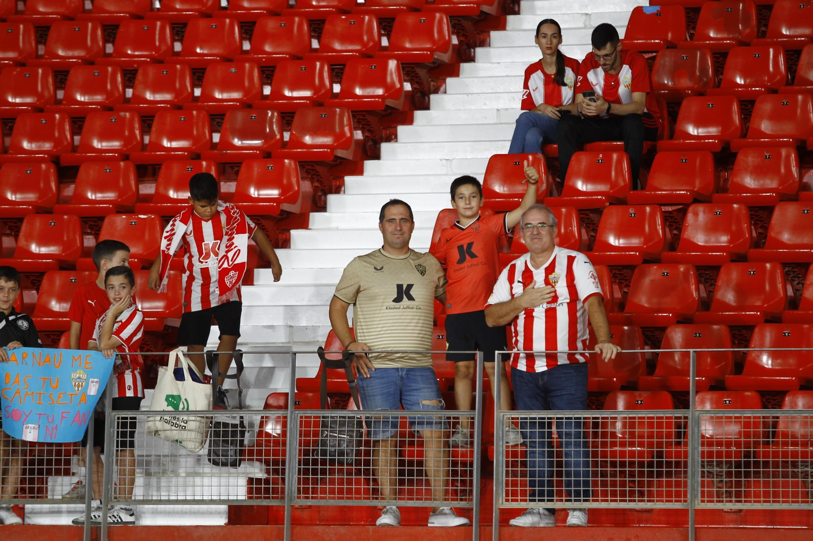 Las imágenes del partido de fútbol U.D. Almería-S.D. Eibar