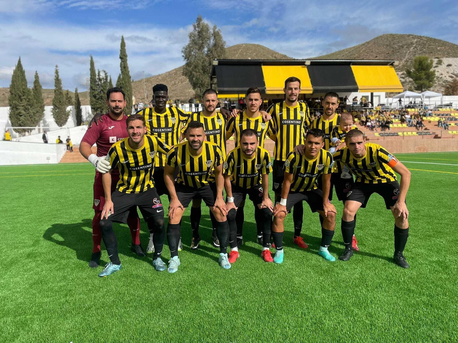 Once presentado por el Cantoria en su partido frente al Alhaurín de la Torre disputado en Los Olivos.