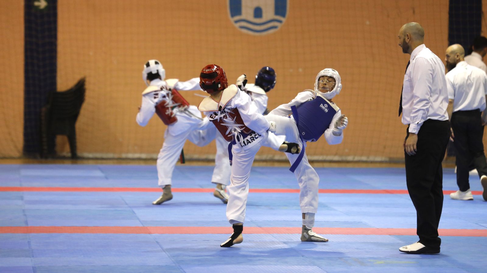 Jornada de torneo base de taekwondo olímpico