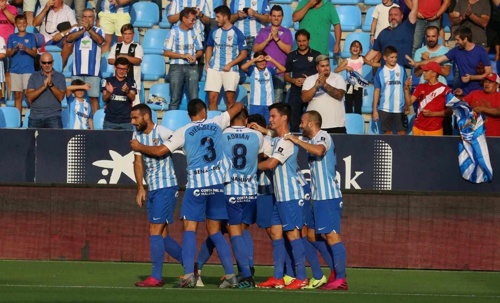 El Málaga CF-Rayo Vallecano, en fotos