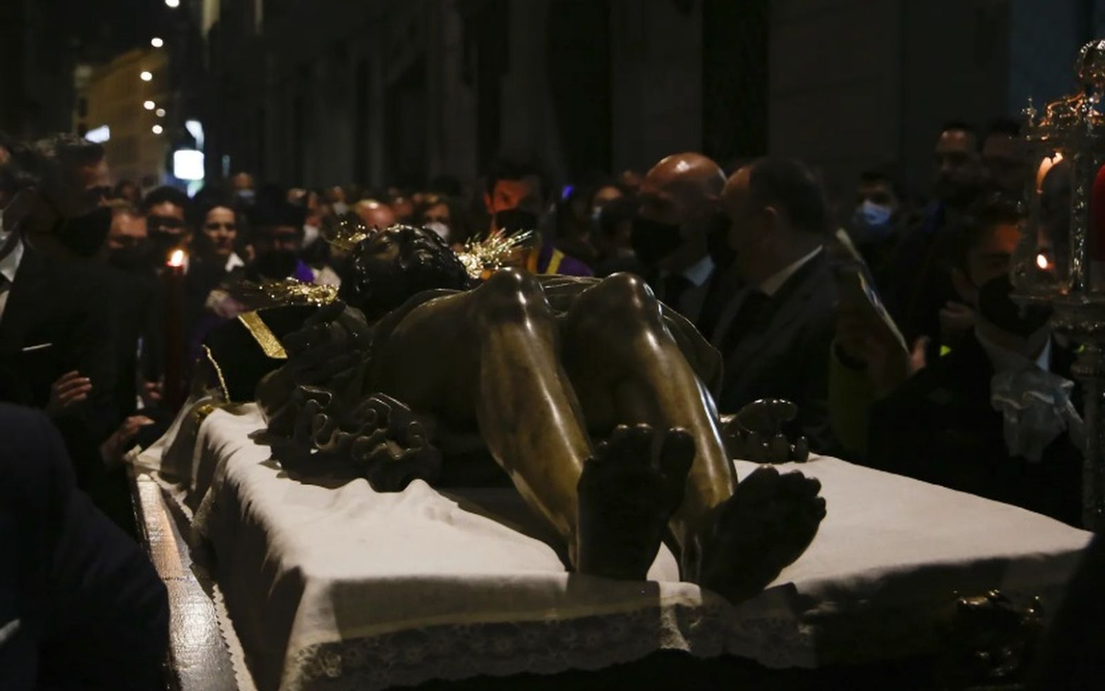Este domingo, Vía Crucis con el Cristo Yacente