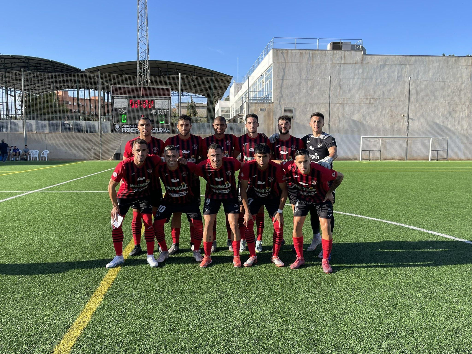 Once presentado por el conjunto rojinejegro en su visita de este domingo al Deportivo Marítimo.