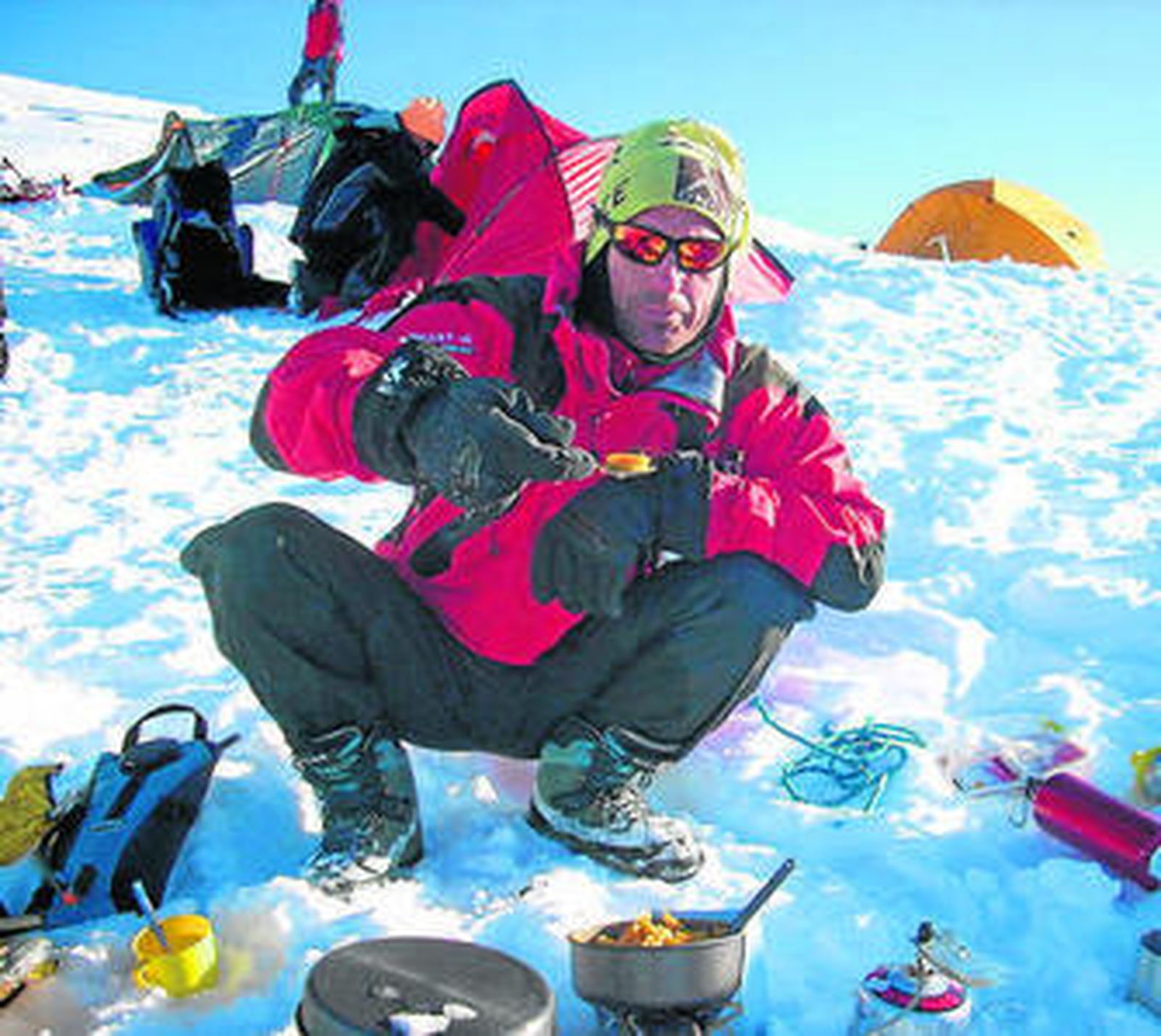 Antonio Vélez, en una expedición anterior.