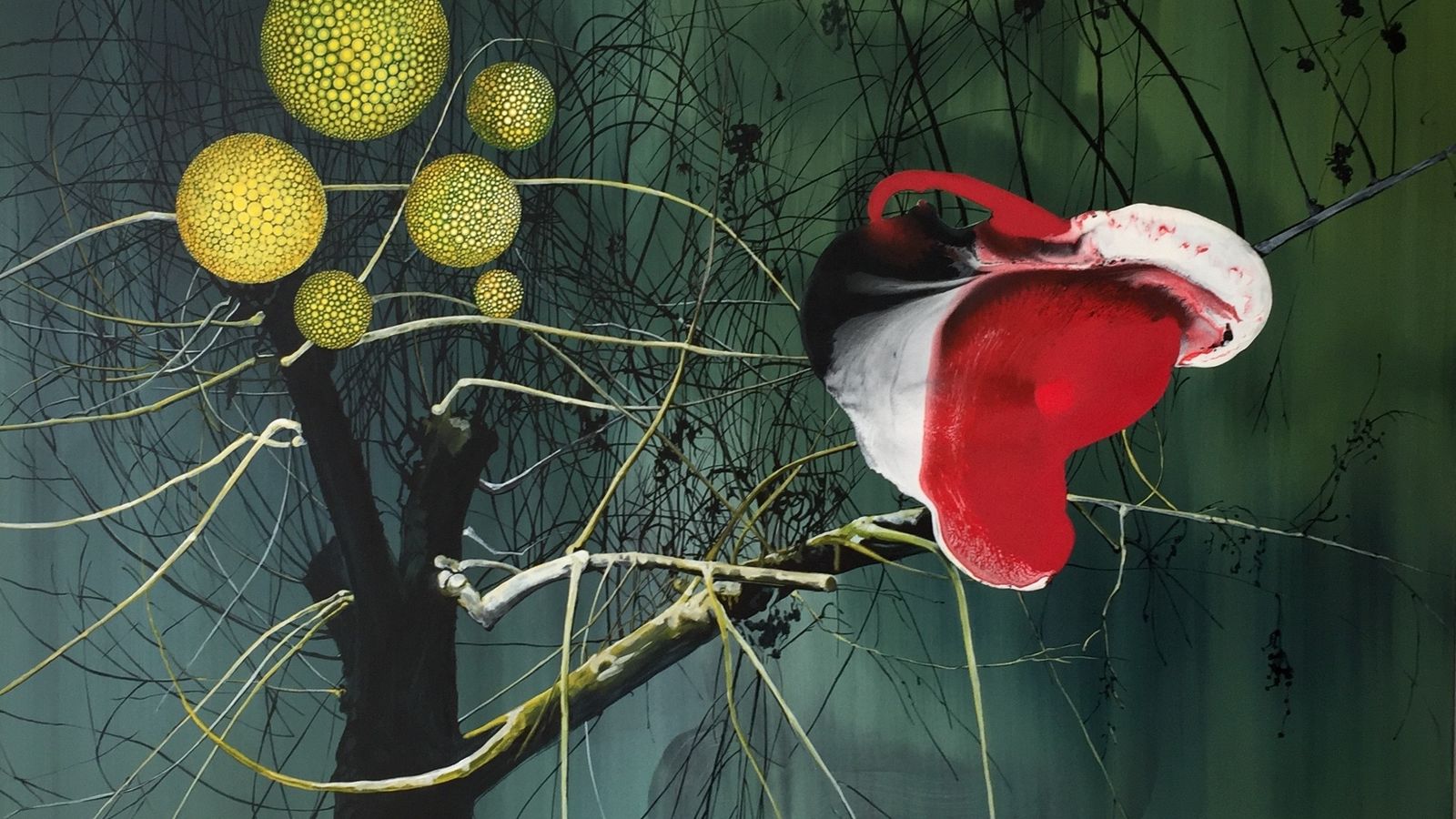 Óleo y acrílico sobre lienzo