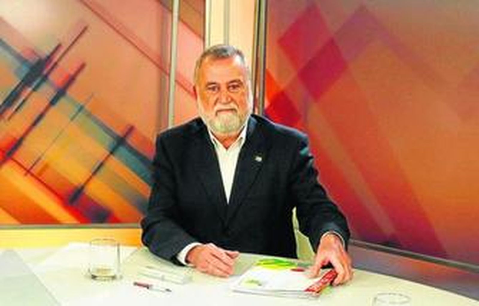 Antonio Rodrigo Torrijos, el pasado martes, en el debate de Giralda TV.