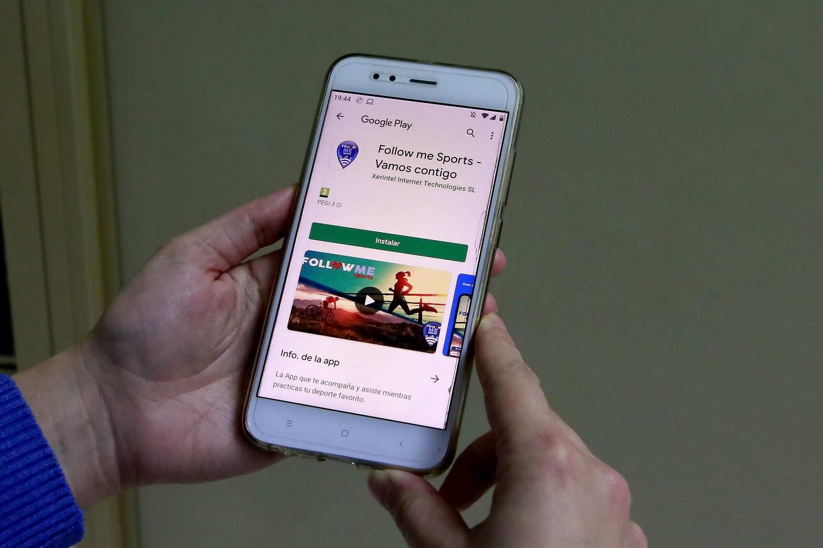 Imagen de la aplicación desarrollada en Jerez.