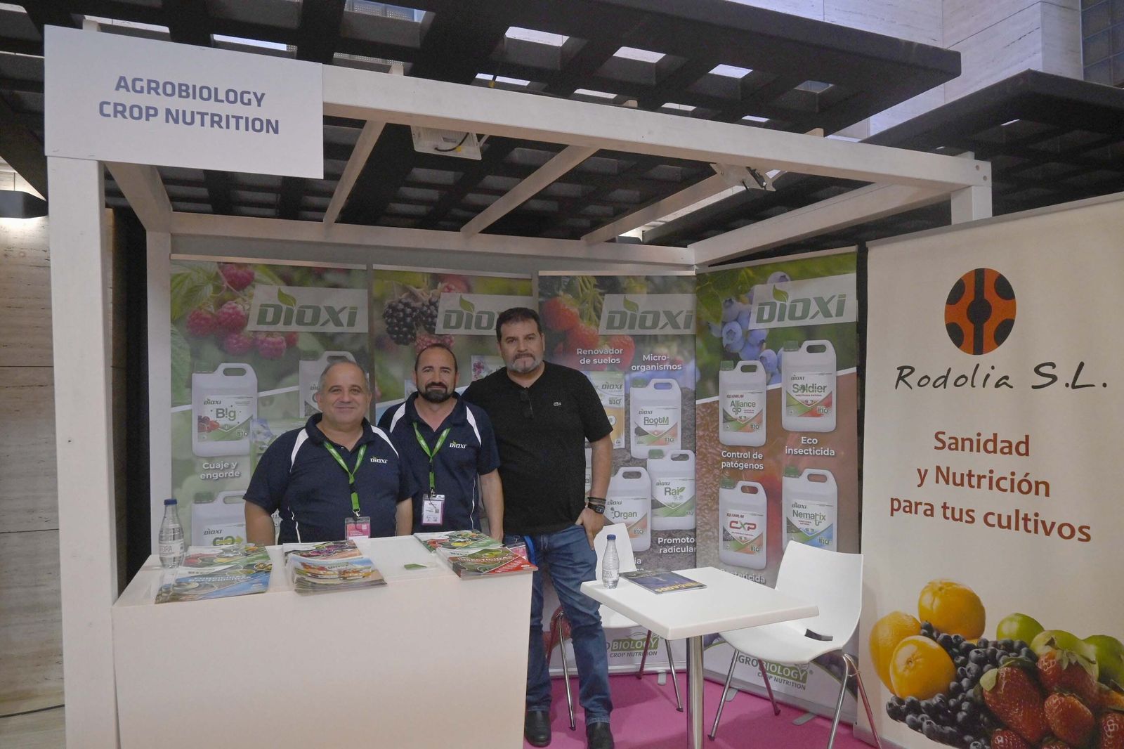 Los Stands participantes en el 8º Congreso Internacional de Frutos Rojos en Huelva