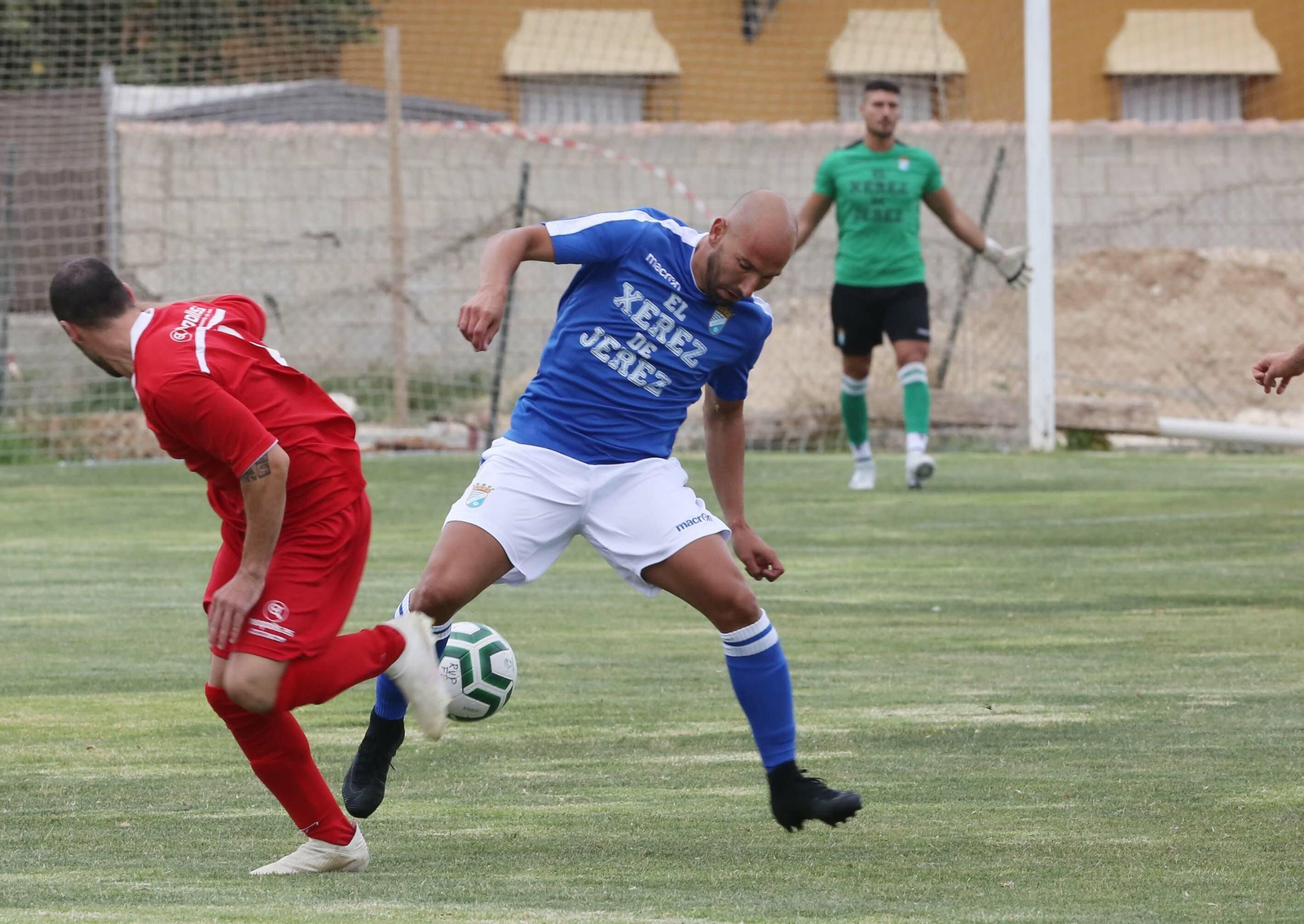 Imágenes del partido entre el Recreativo Portuense y el XerezCD
