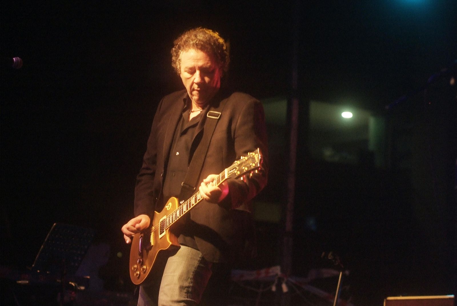 Carlos Goñi durante su gran actuación en la Urbanización de Roquetas de Mar.