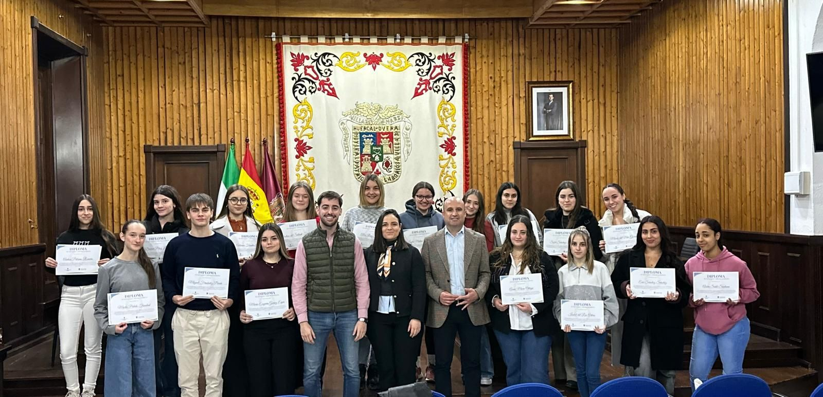 Entrega de diplomas a los nuevos monitores de Huércal Overa.