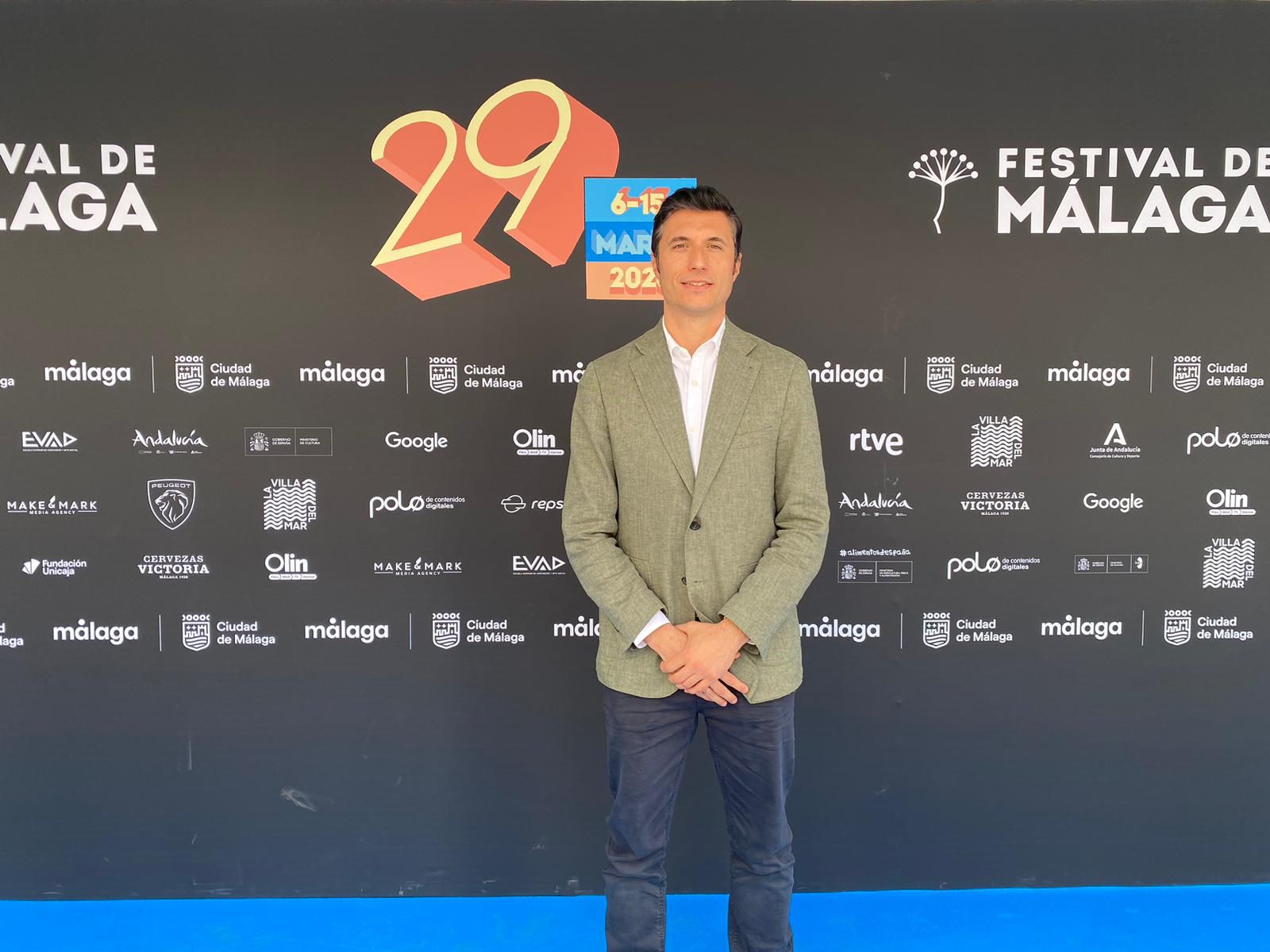 Manu Quero en La Villa del Mar del Festival de Málaga.