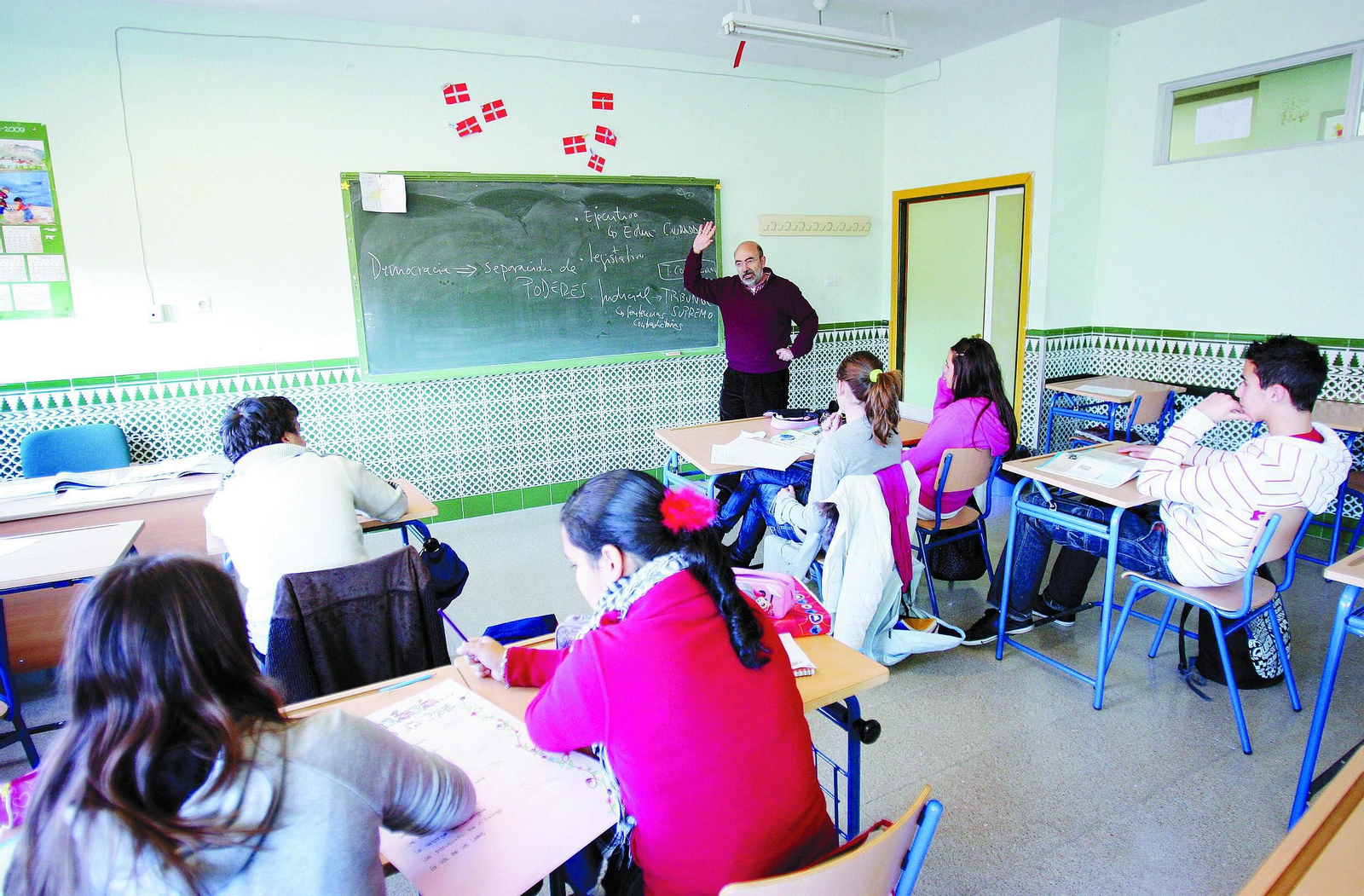 Malagueños en las aulas. Malagueños en las aulas.
