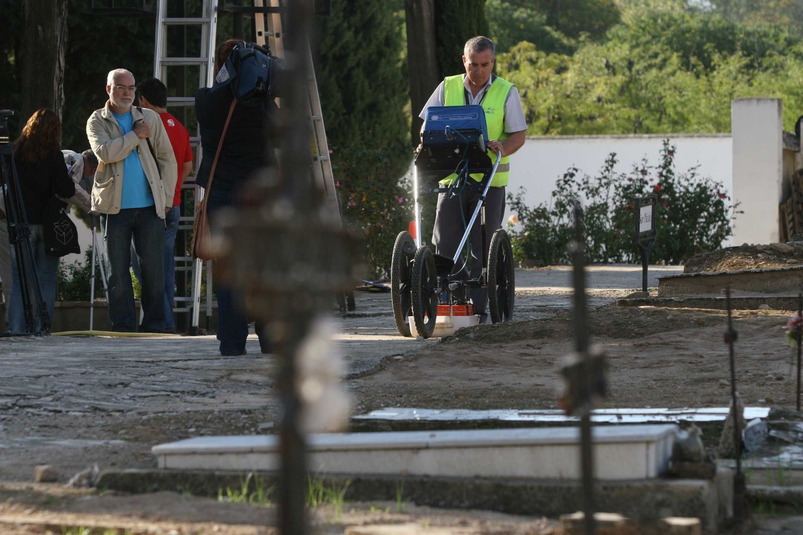 Fosa común del cementerio de La Salud.