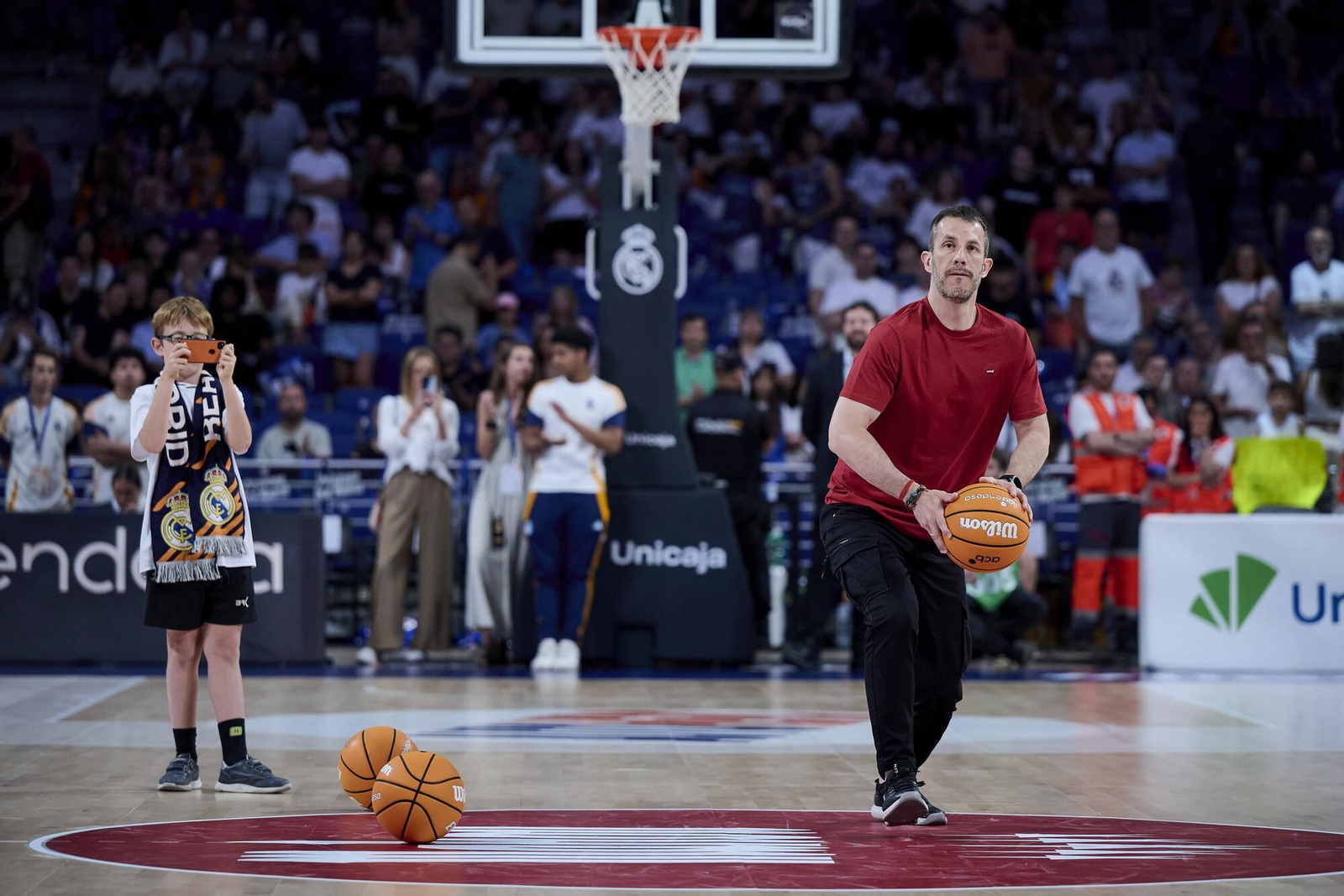 El Real Madrid-Unicaja en fotos