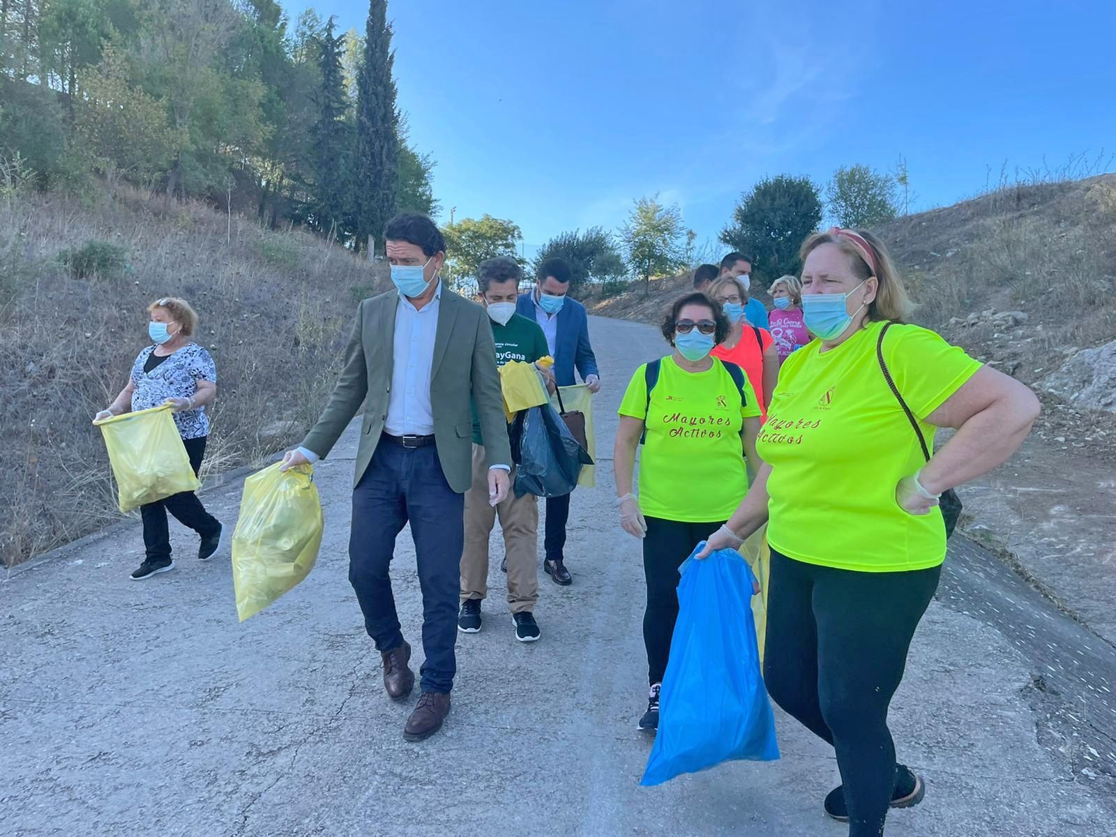 La recogida de residuos en Algar