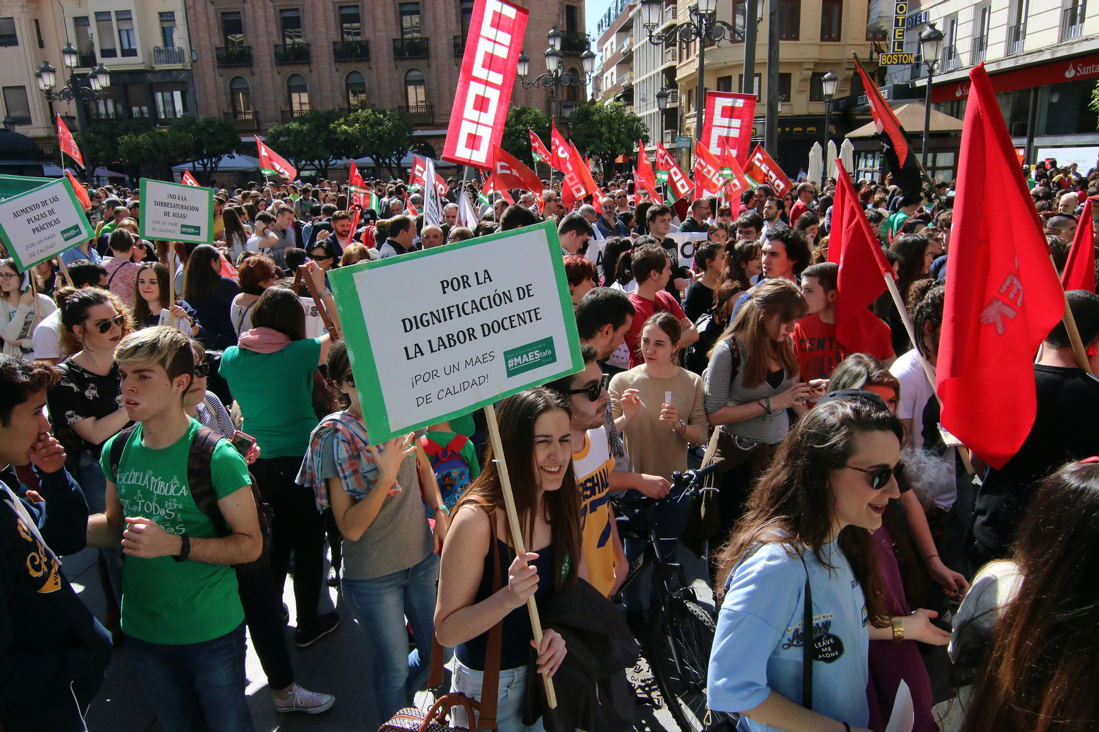 La manifestación contra la Lomce, en imágenes