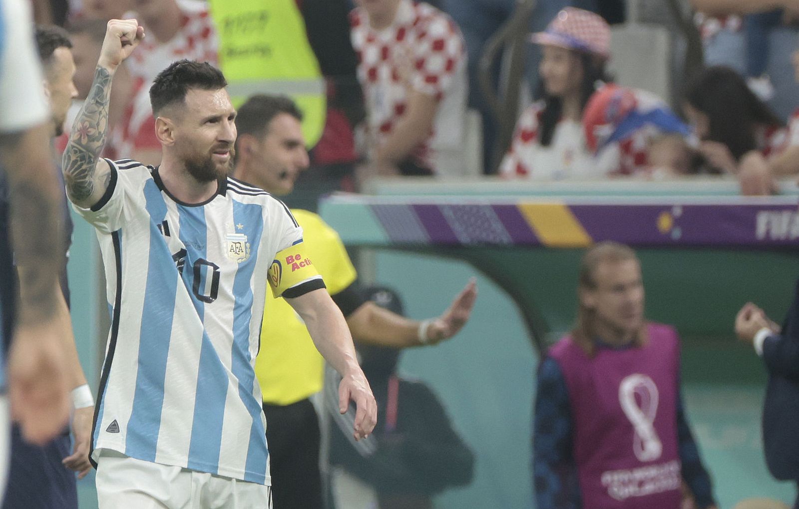 Las fotos de Messi contra Croacia