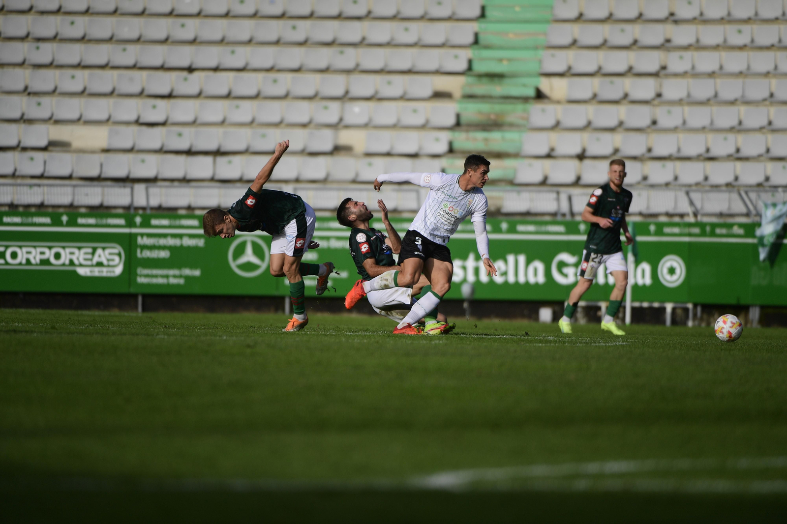 Las imágenes del Racing Ferrol - Córdoba CF en A Malata