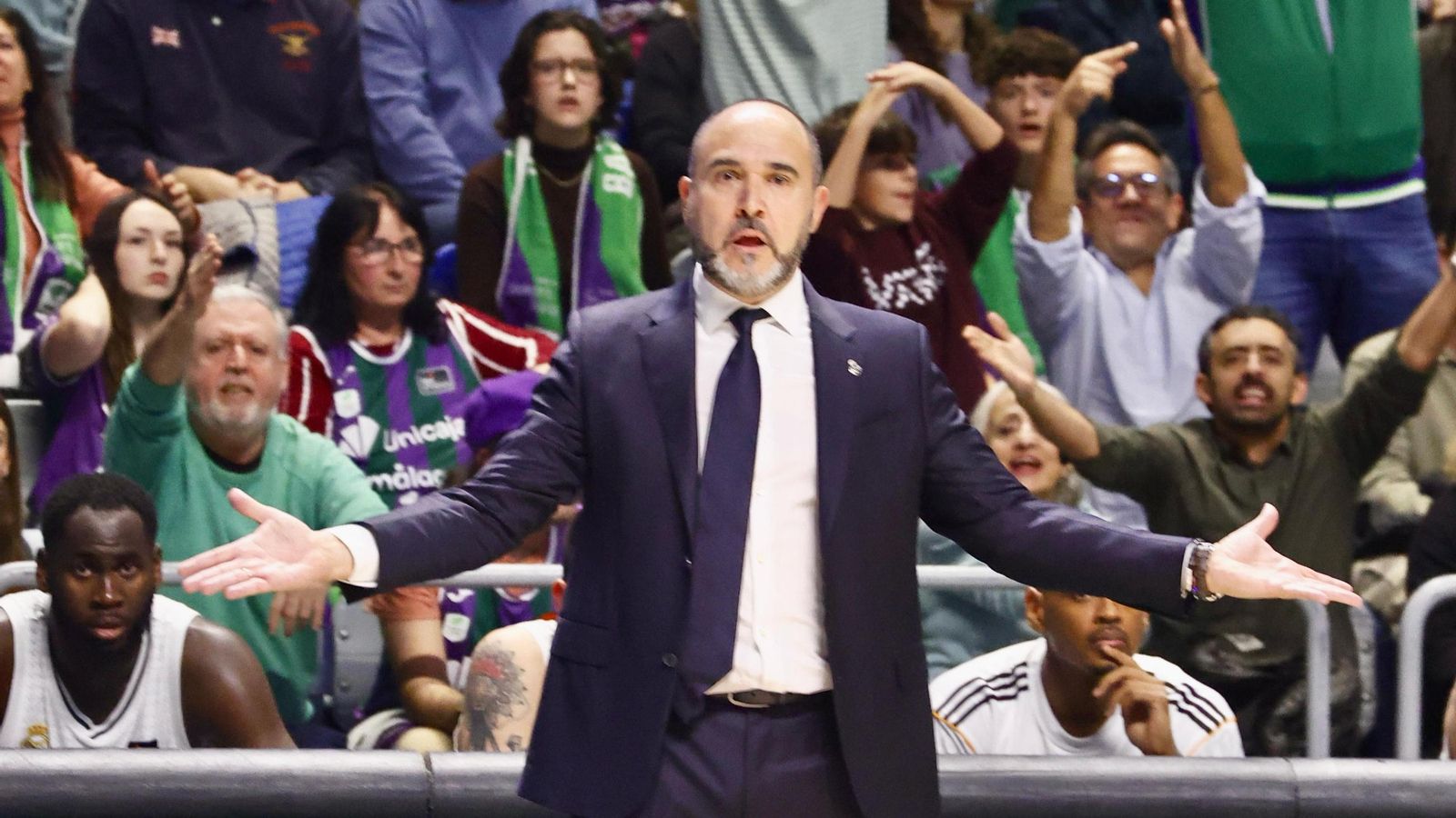 El Unicaja - Real Madrid de Liga Endesa, en fotos