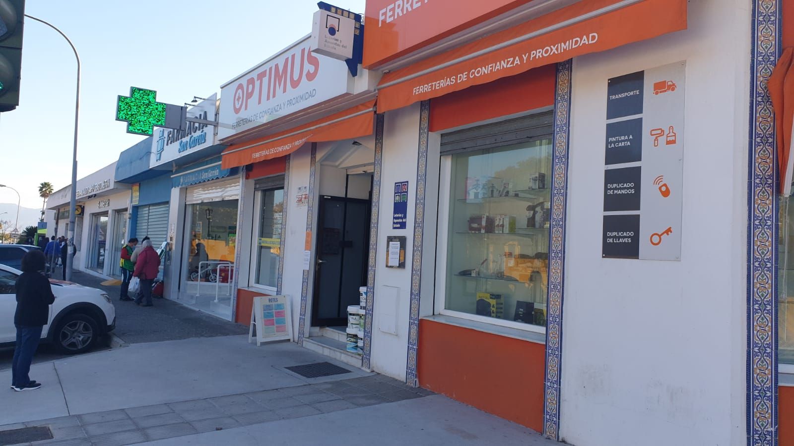 El despacho en el que se ha validado el boleto ganador.