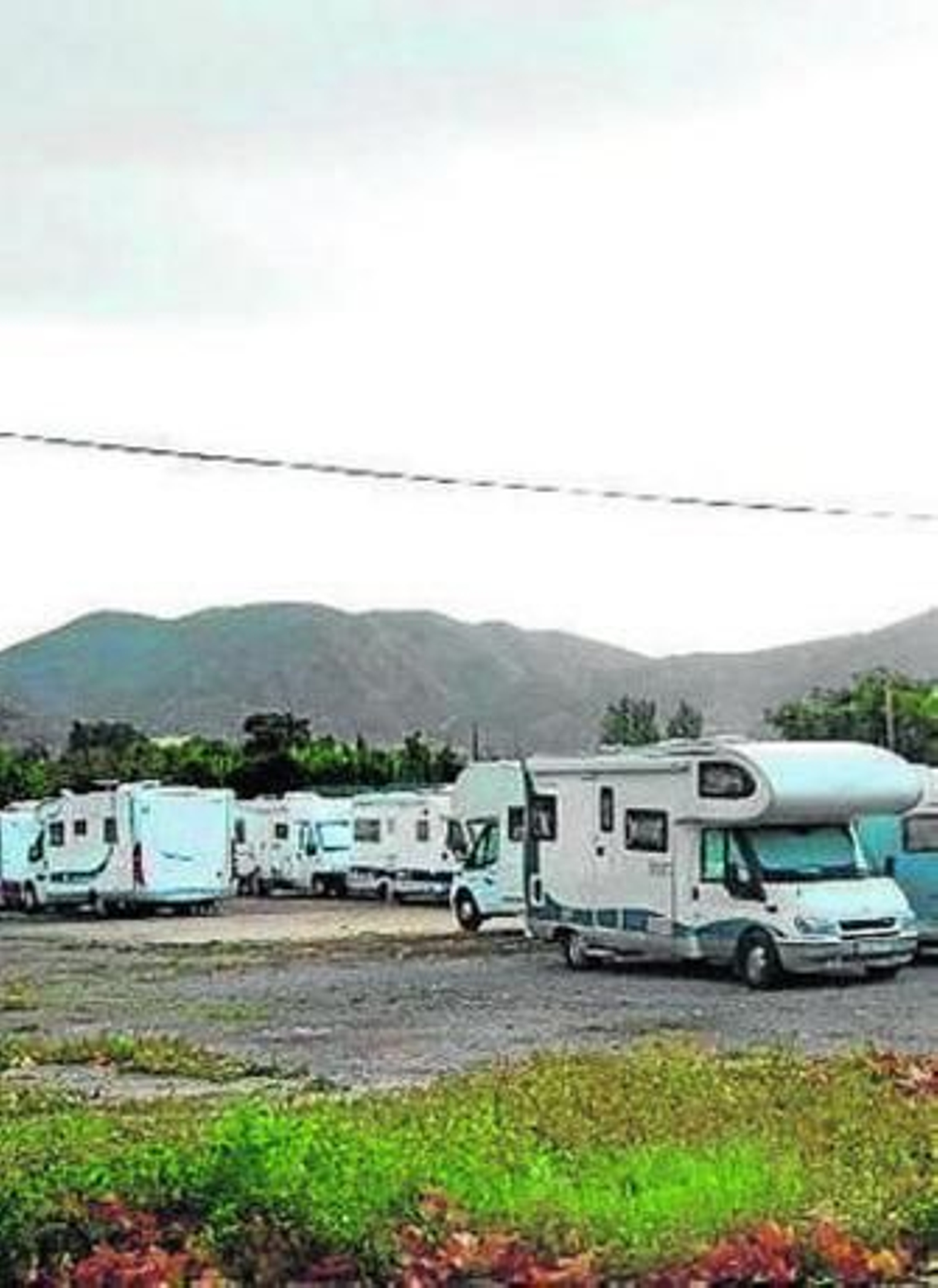 Las caravanas del club.