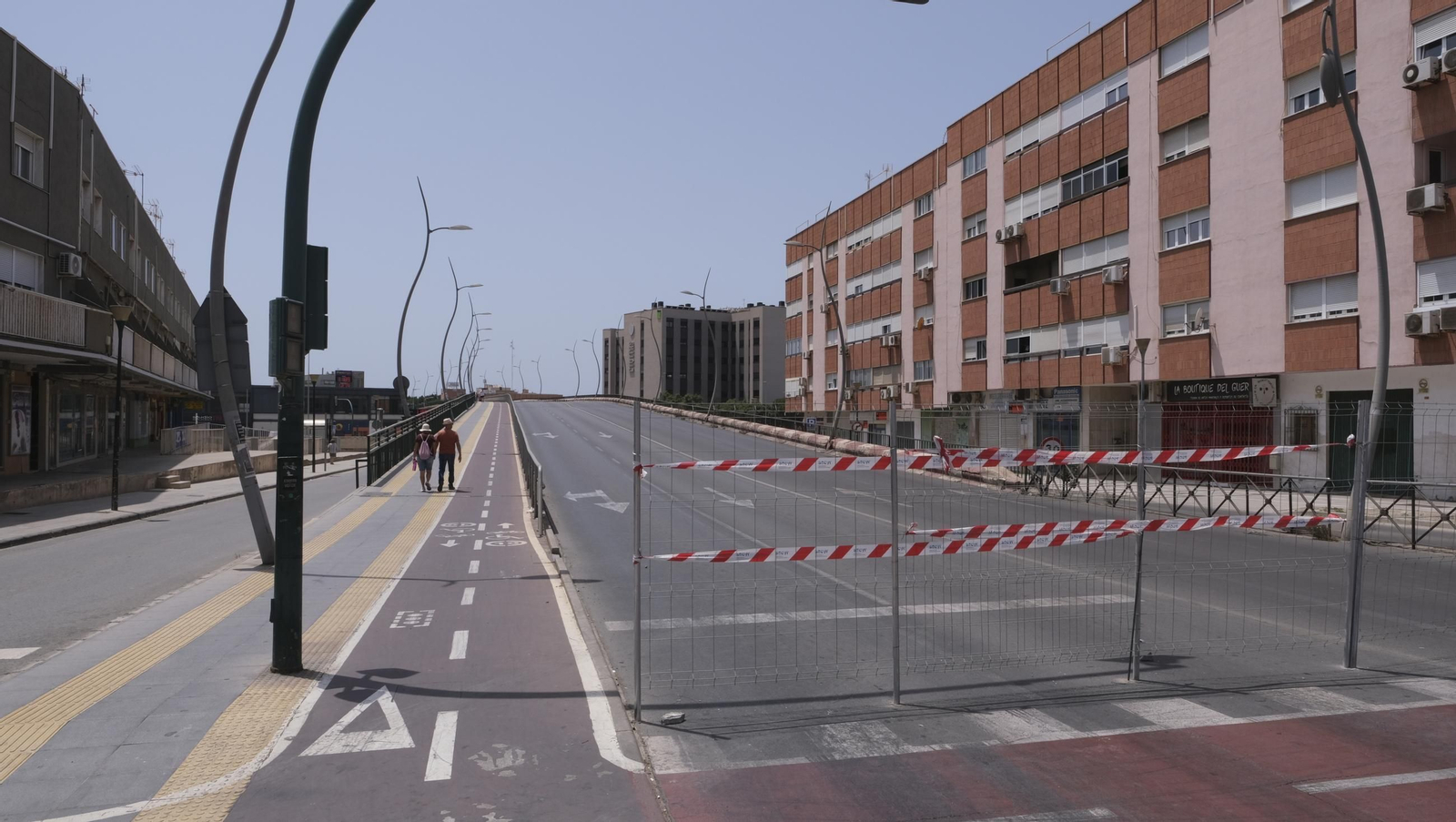 Último día del Puente de la Avenida del Mediterráneo, en imágenes