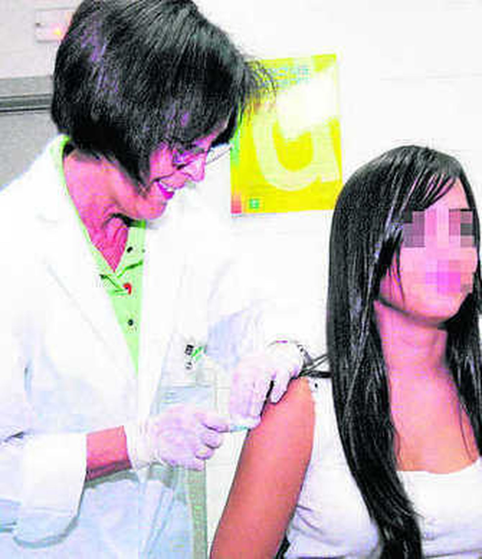 Vacunación a adolescentes.