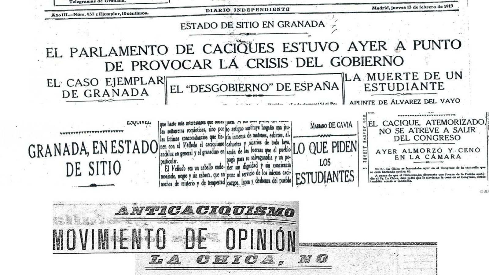 Granada en la prensa nacional